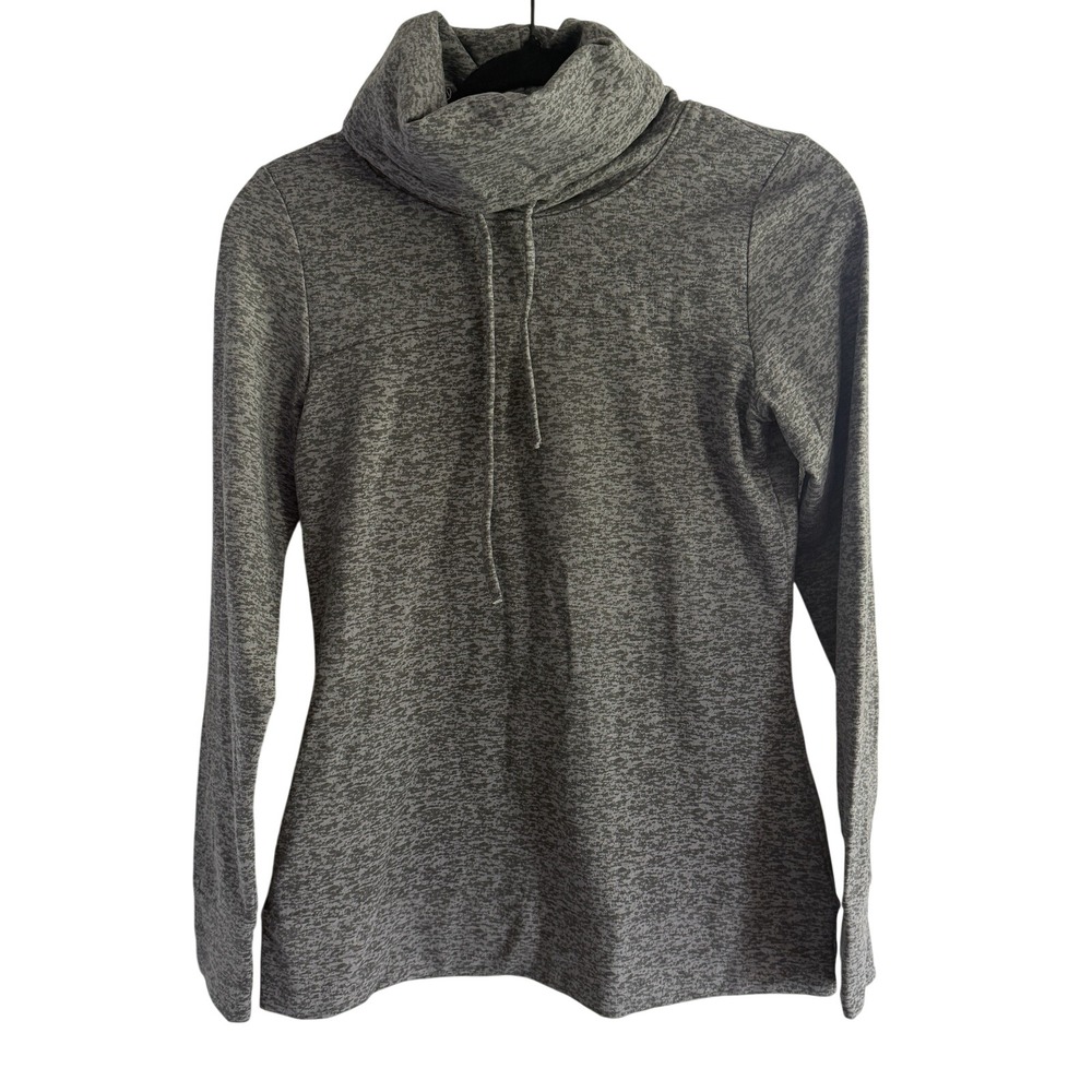 Stoic Cowl Neck Pullover Sweatshirt Women's Sz S  Minimalist Staple Gorpcore
